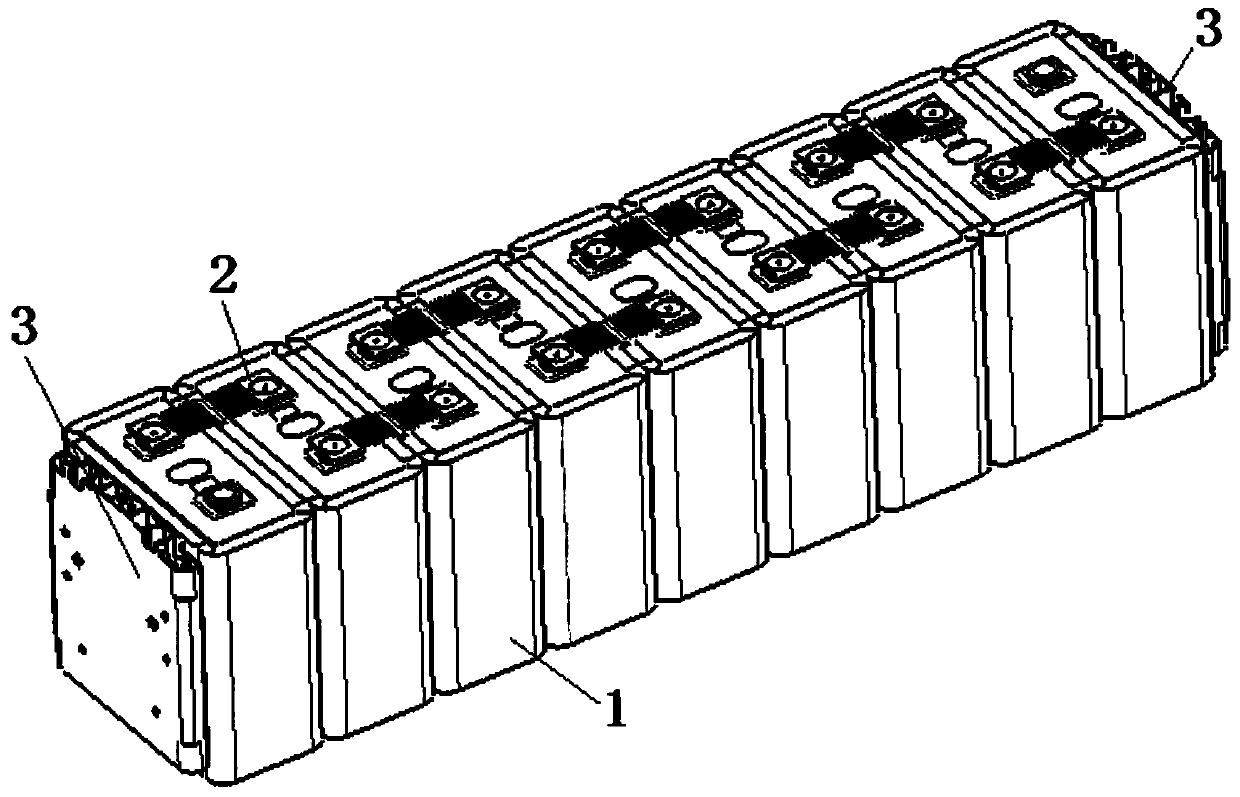 Electric connecting sheet and battery module using same