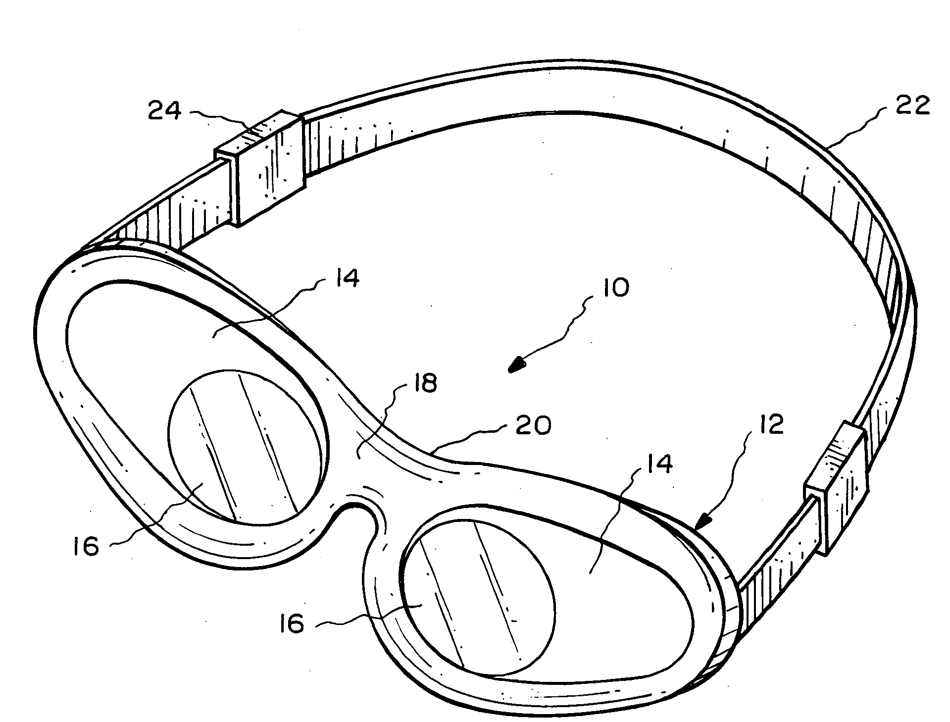 Eye Goggles Having Opaque or Restricted View Lenses