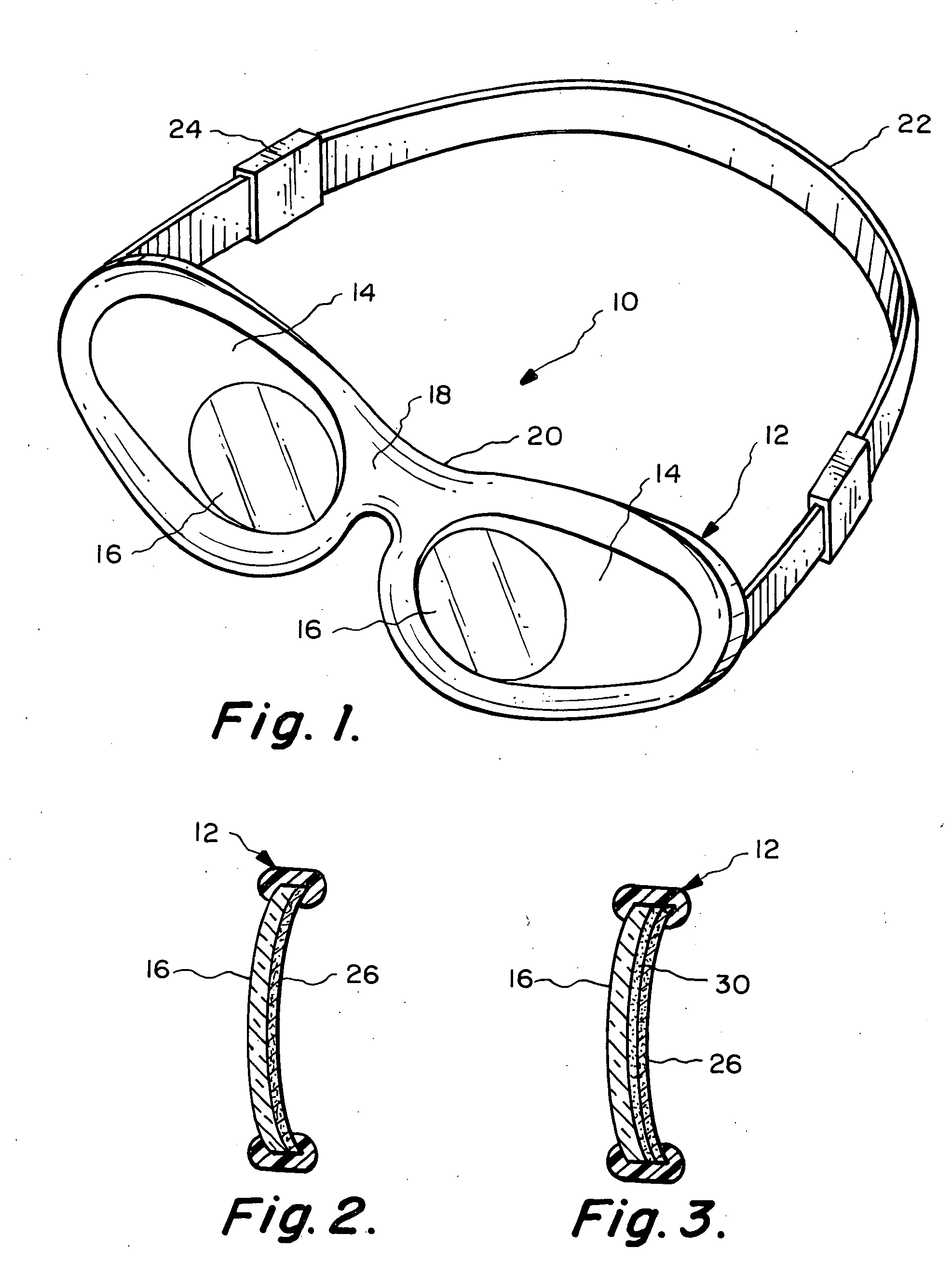 Eye Goggles Having Opaque or Restricted View Lenses