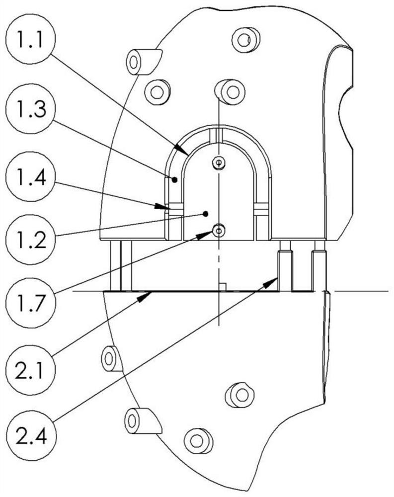 Single condyle replacement guiding template and use method thereof