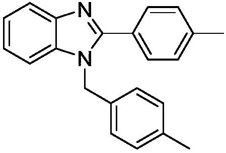 Method for synthesizing 1,2-disubstituted benzimidazole compounds from 3-hydroxy-2-naphthoic acid assisted with titanocene dichloride