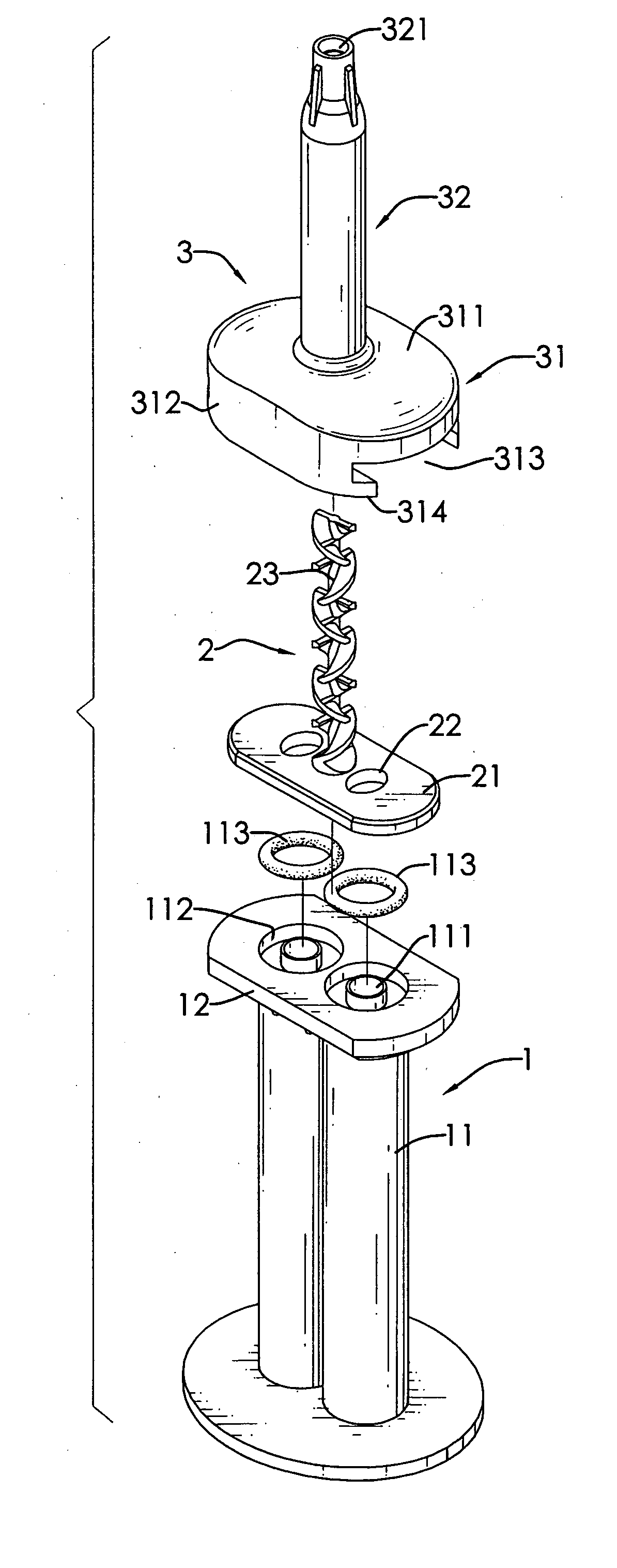 Securing device for a mixer to allow dynamic communication between a mixer housing and a mixer inlet portion of the mixer