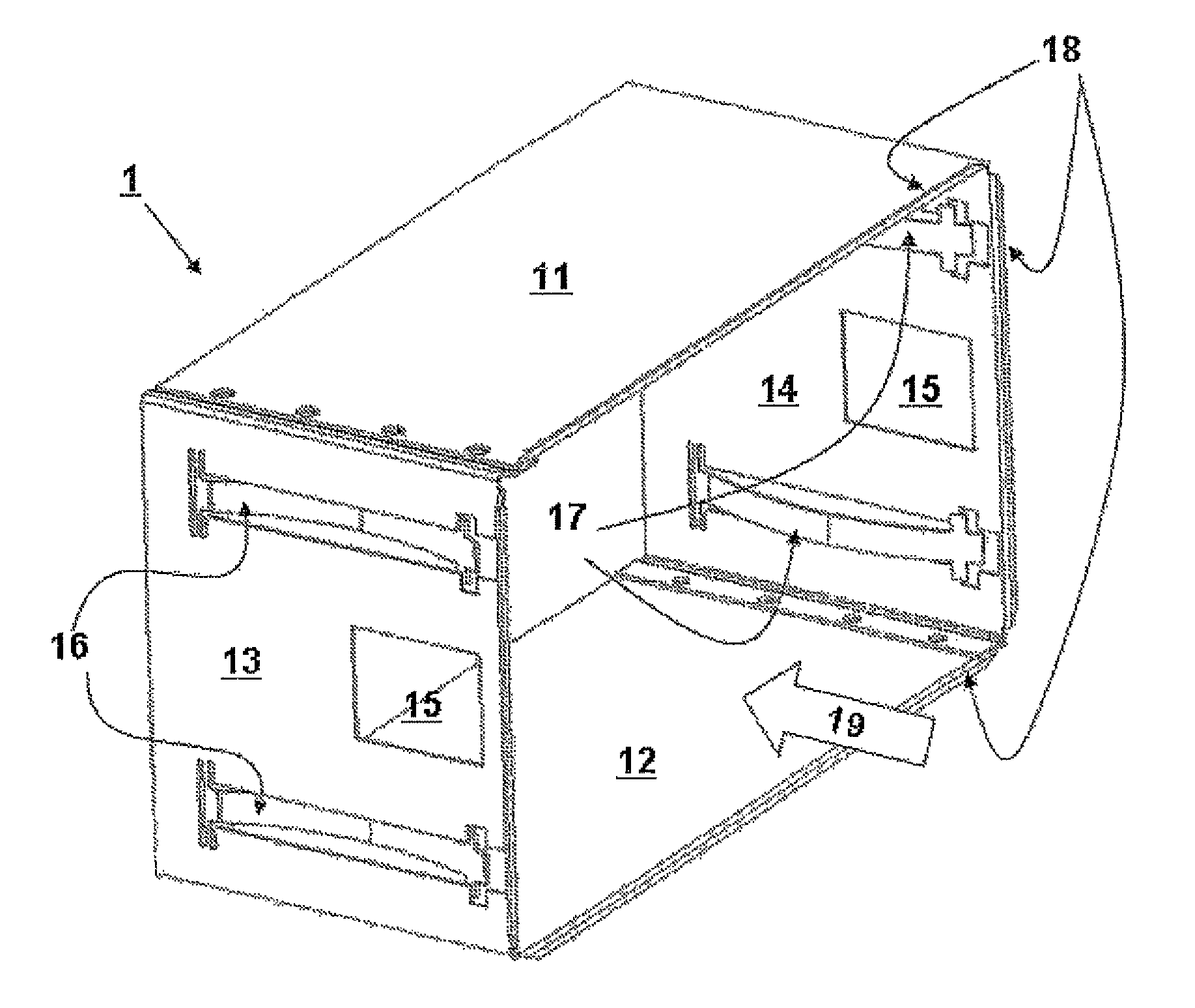 Installation frame for accommodating a device in an installation opening