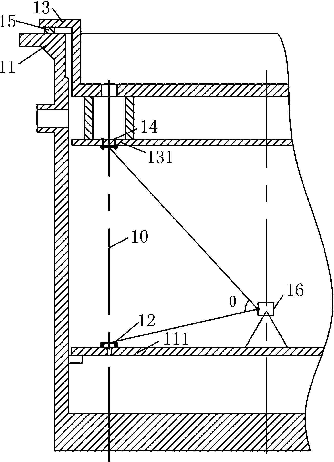 Laser centering measure system and centering measure method thereof
