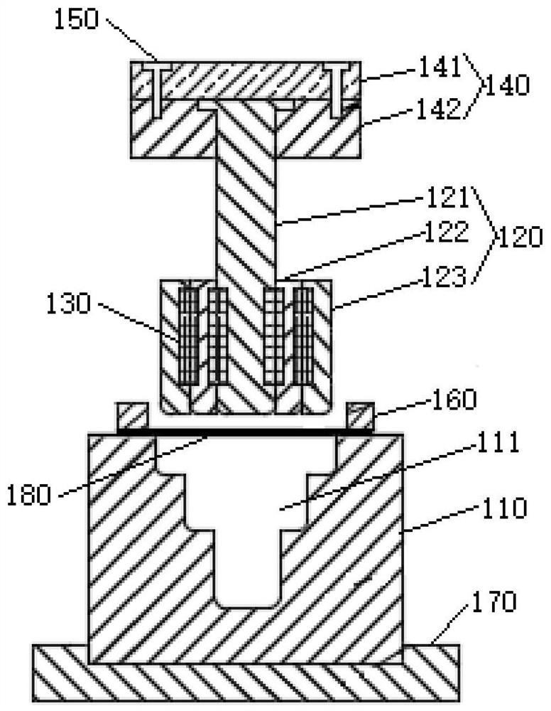 Progressive drawing die and operation method thereof