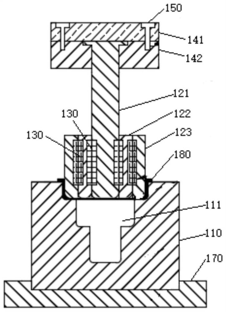 Progressive drawing die and operation method thereof