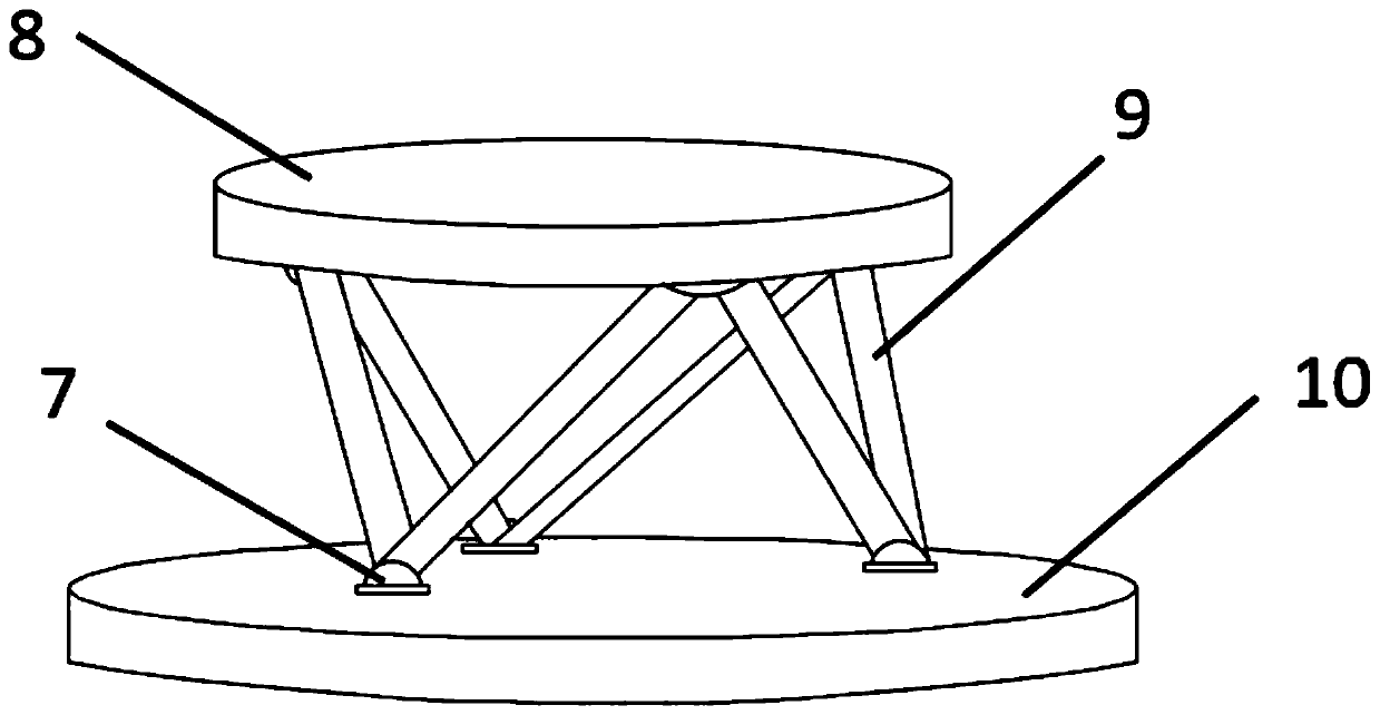 A vibration-absorbing power generation device based on the principle of inverse magnetostriction