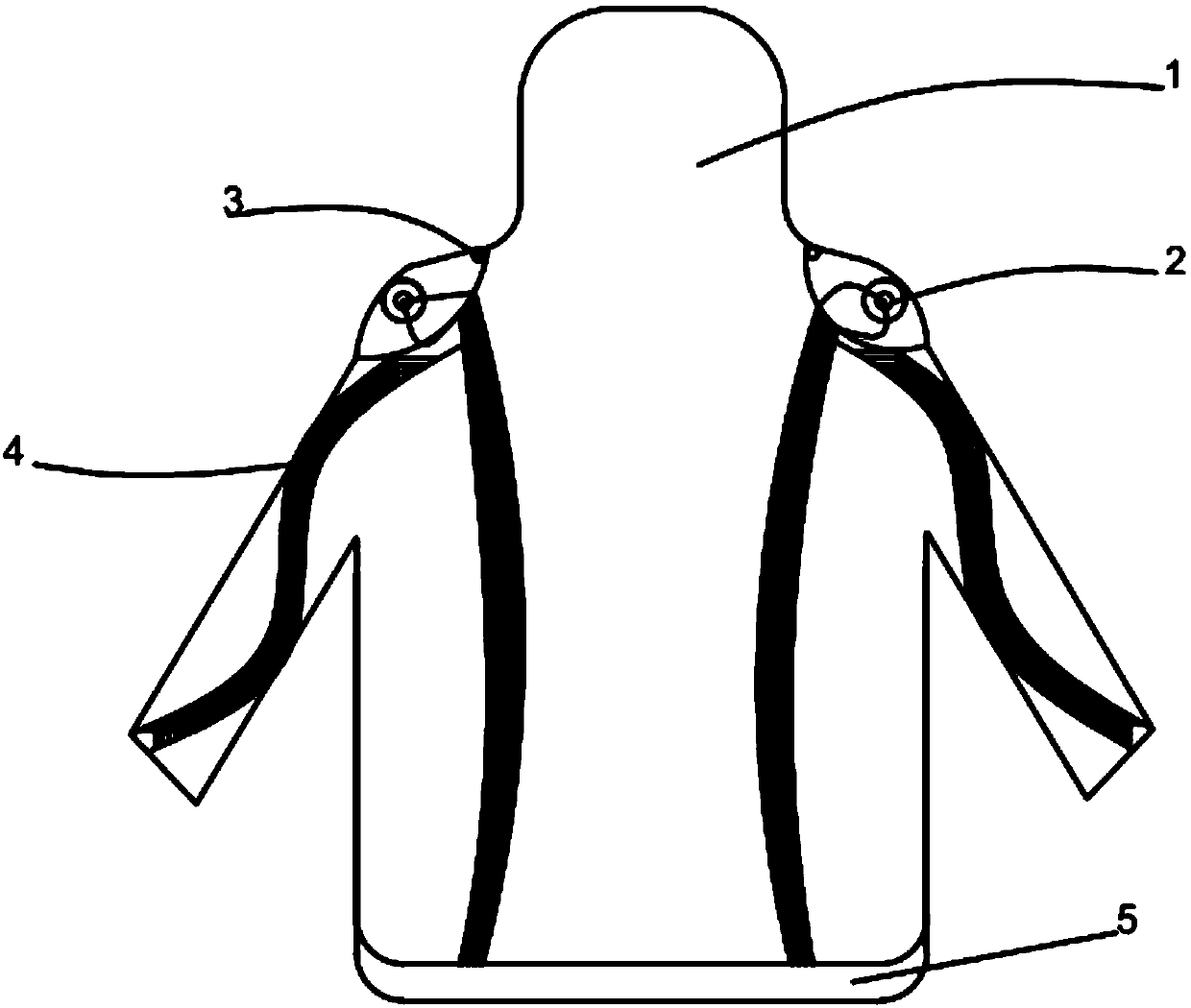 Rain-proof device capable of automatically drying in rain