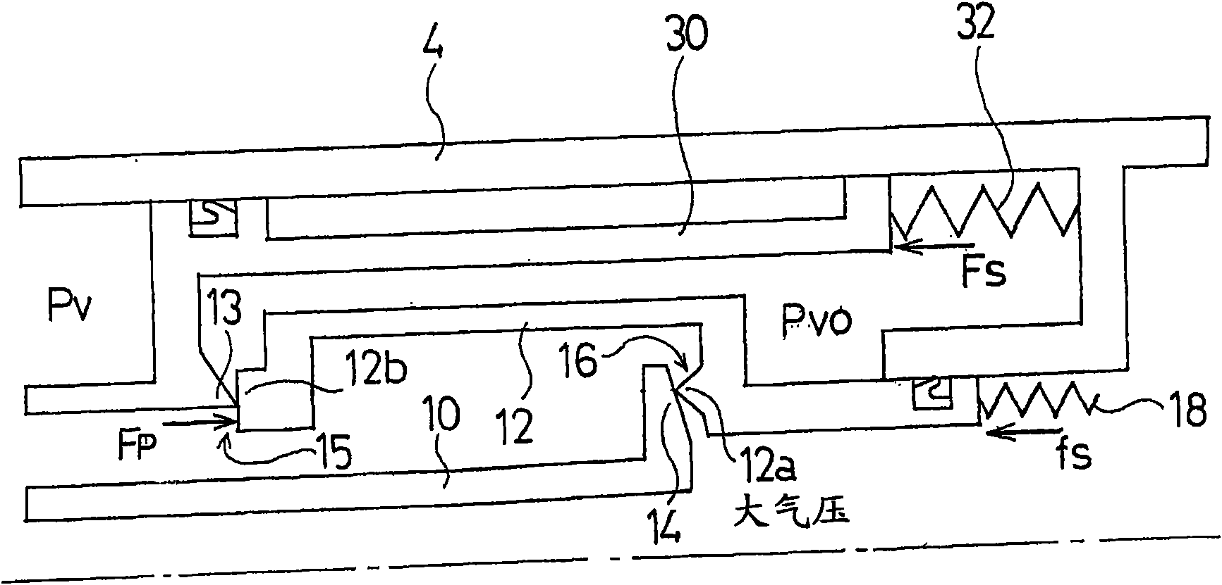 Vacuum boosting device