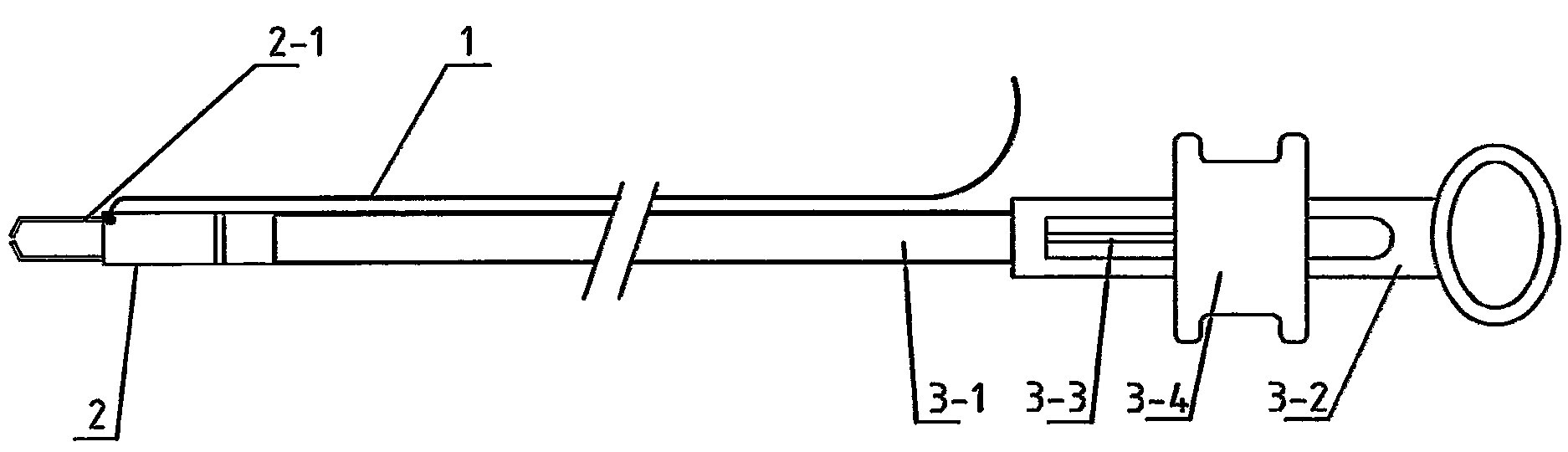 Combined tissue perforation suturing instrument