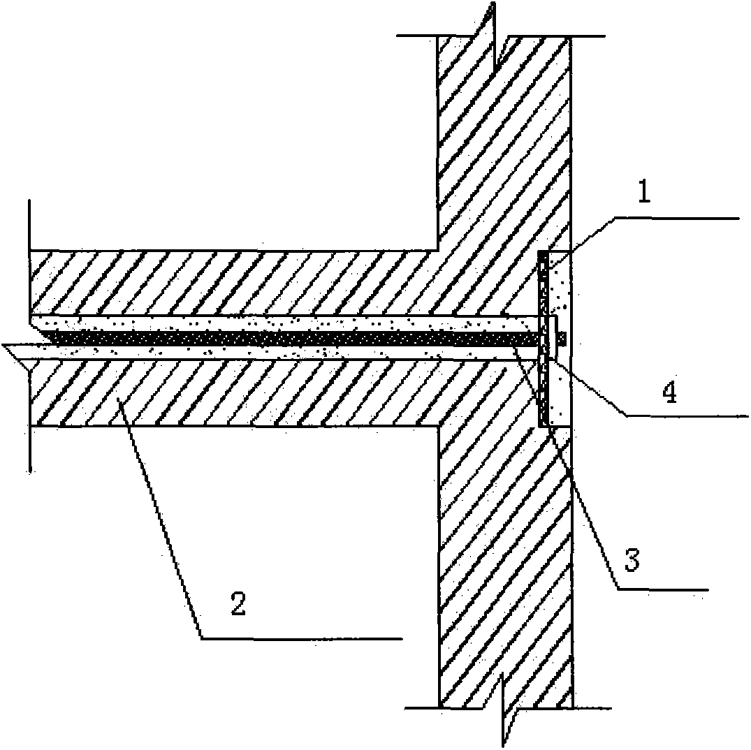 Method for strengthening sintering clay brick masonry structure through internal prestressed steel anchor rods