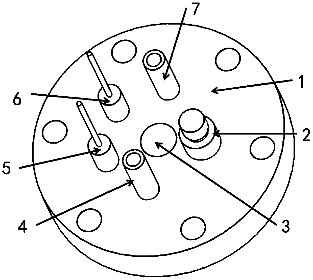 An integrated inert gas frequency reference device for laser frequency locking