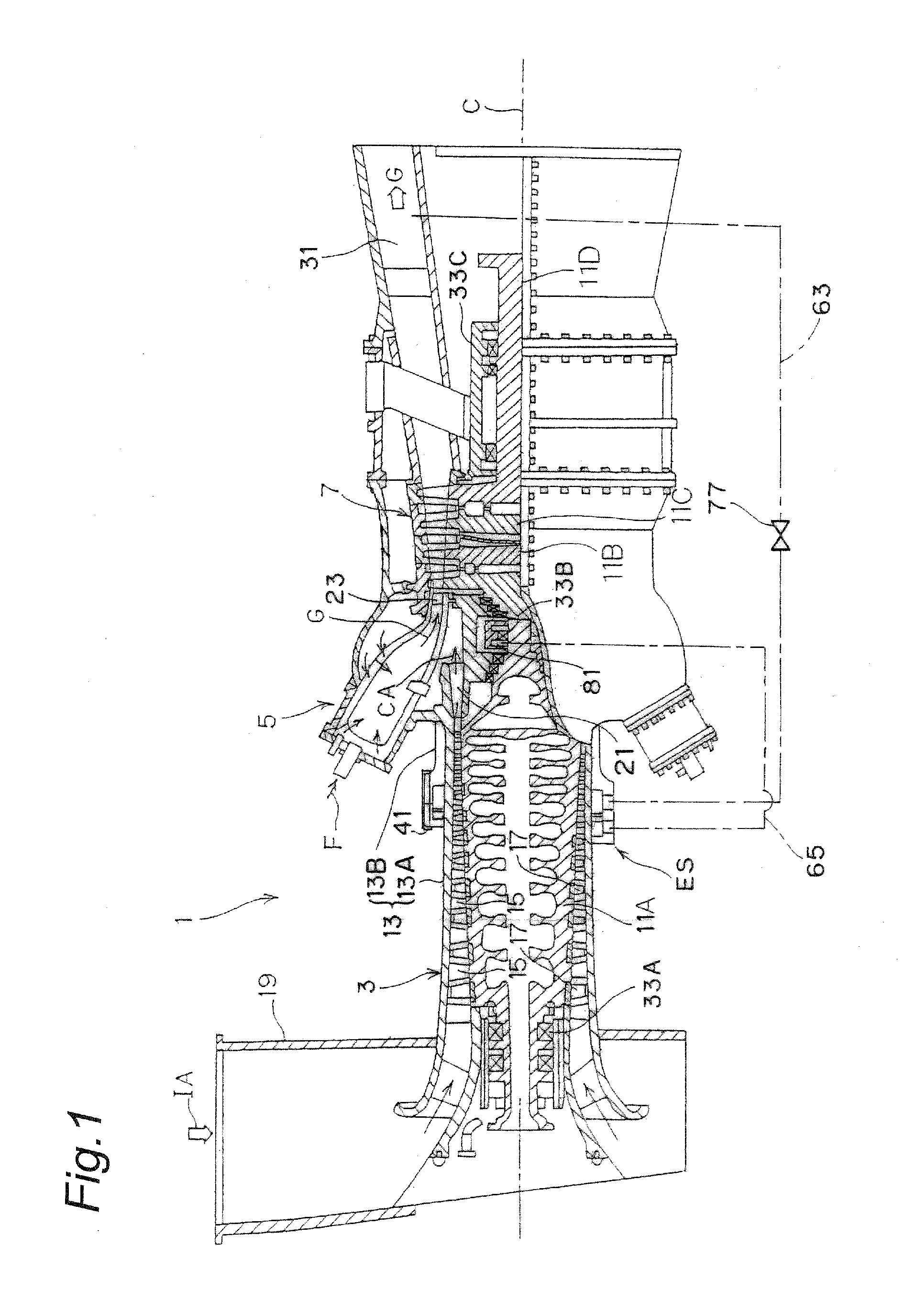 Structure for extracting compressed air from compressor of gas turbine engine and gas turbine engine with the structure