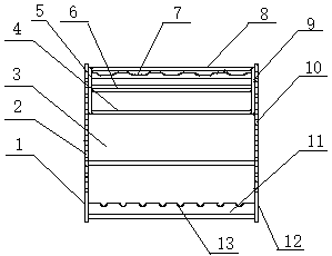 Combined multifunctional storage rack for experiments