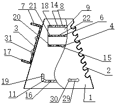 Combined multifunctional storage rack for experiments