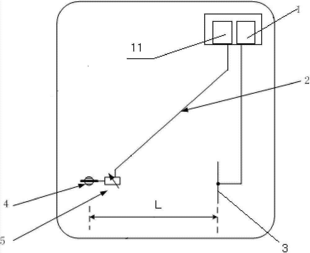 Low-level sweep-frequency current testing system and testing method