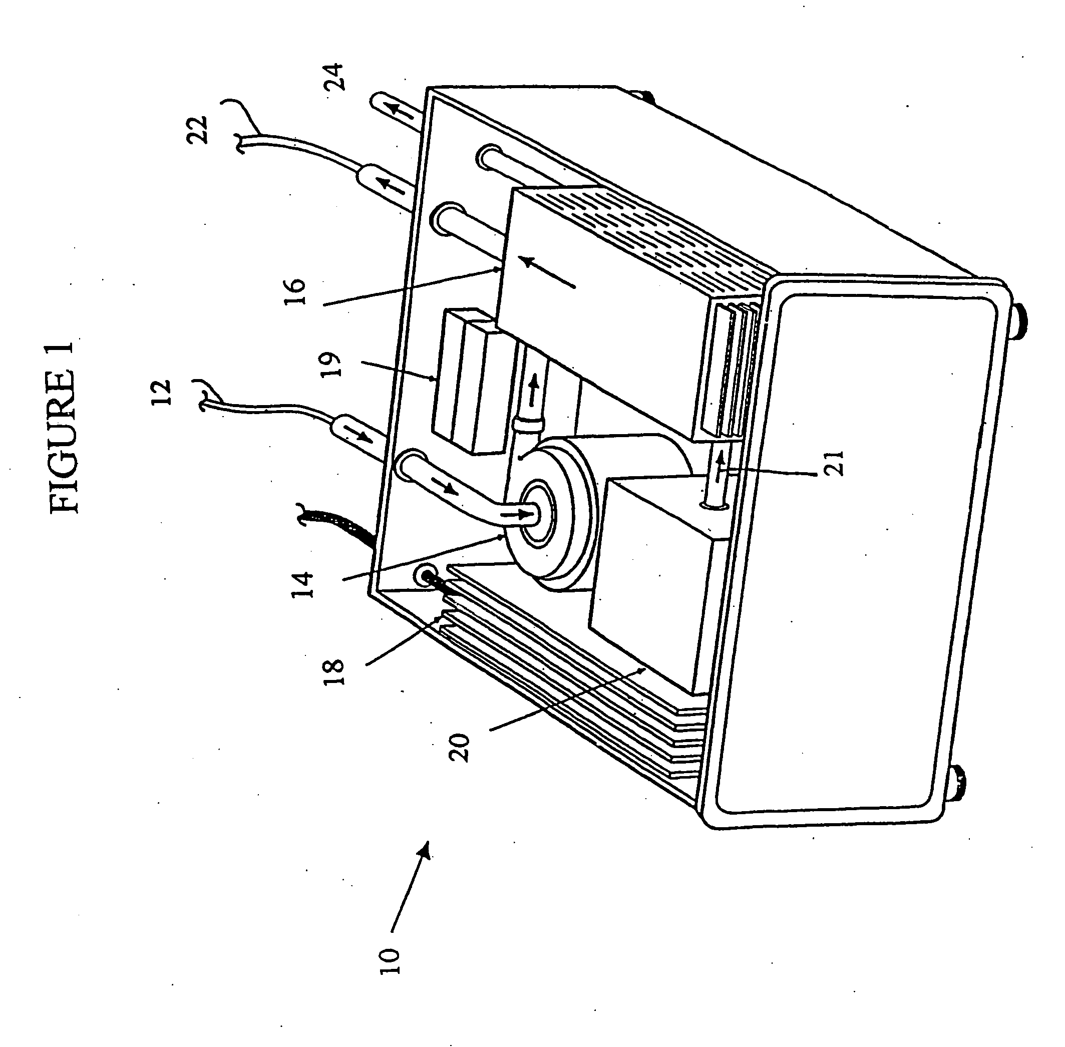 Photolytic cell for providing physiological gas exchange