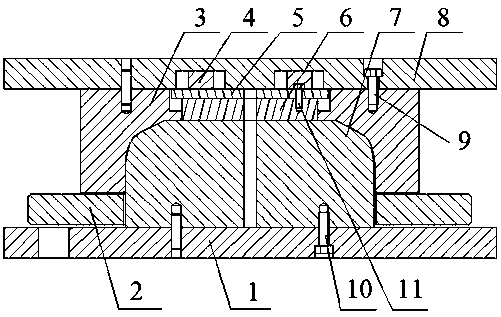 Mould used for stretching long cone body