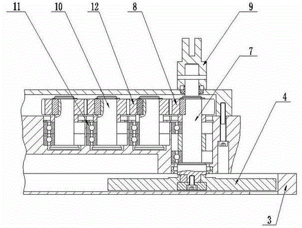 Feeding device of high-speed tablet machine