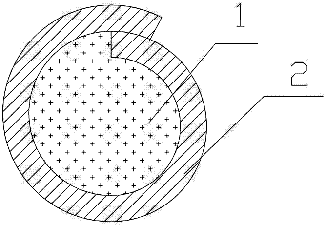 Flux-cored silver solder and preparation method thereof