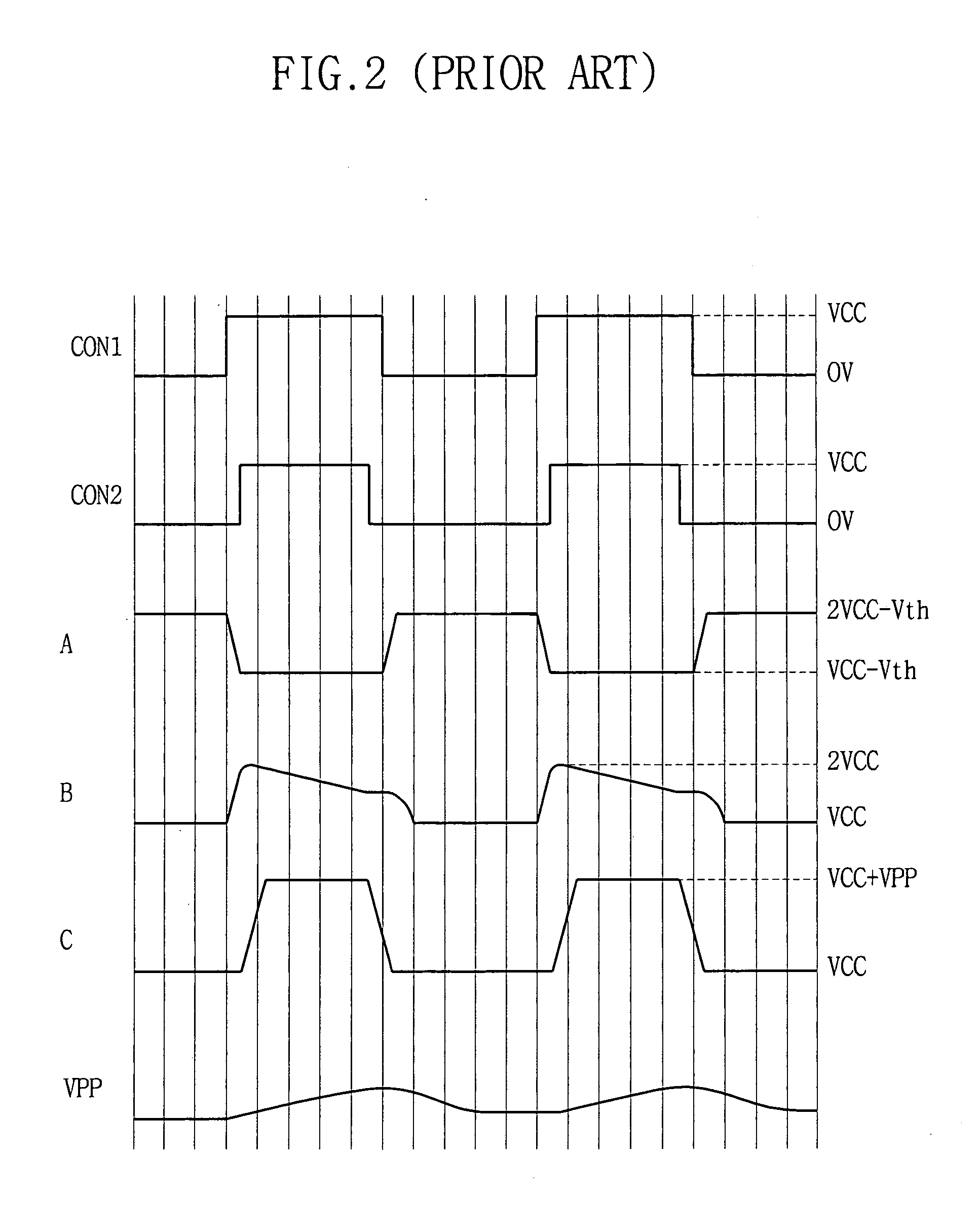 Charge pump for use in a semiconductor memory