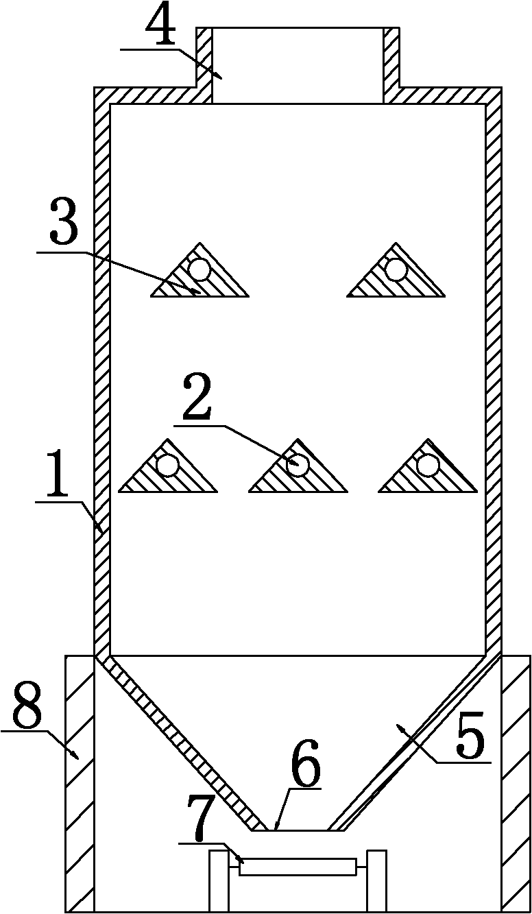 Vertical biochemical reaction device