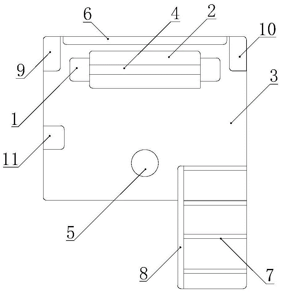 Display rack used for liquid crystal display