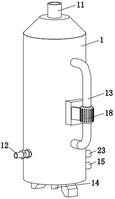 High-flow-velocity low-gas-separation desulfurizing tower