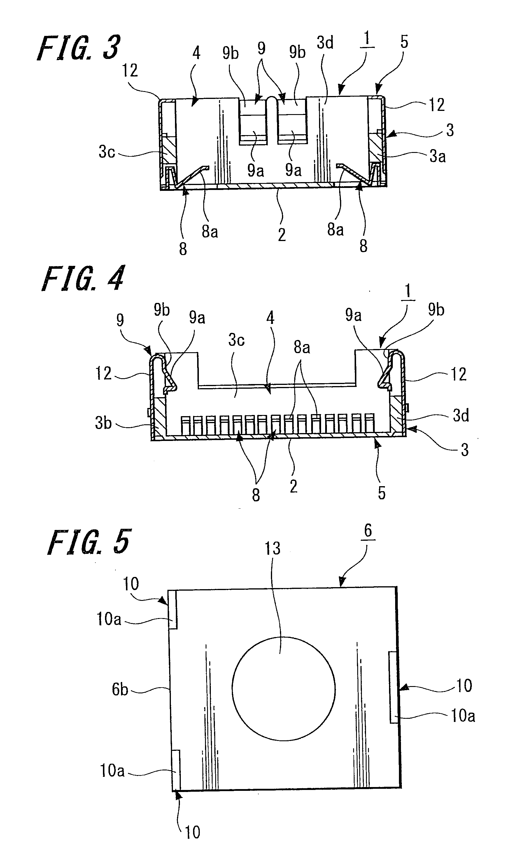Socket for mounting electronic component