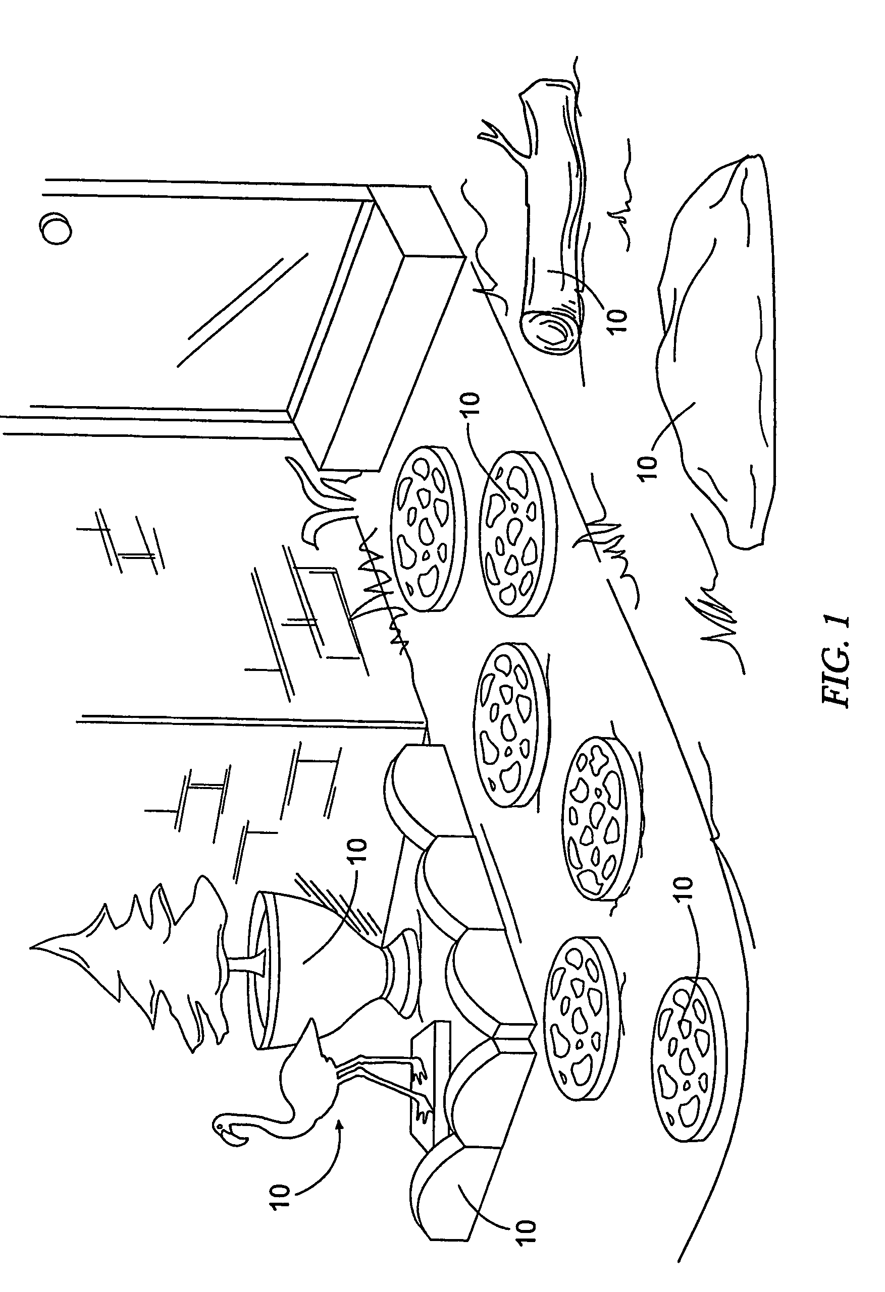 Termite-monitoring device and associated method