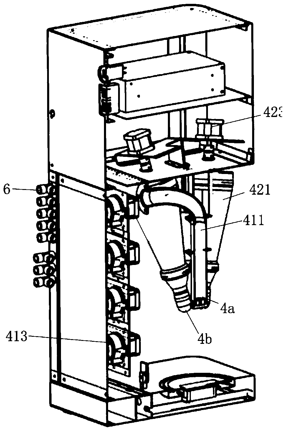 Automatic proportioning flavoring machine