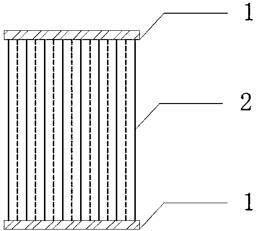 Functional ceramic fiber air filter element and preparation method thereof
