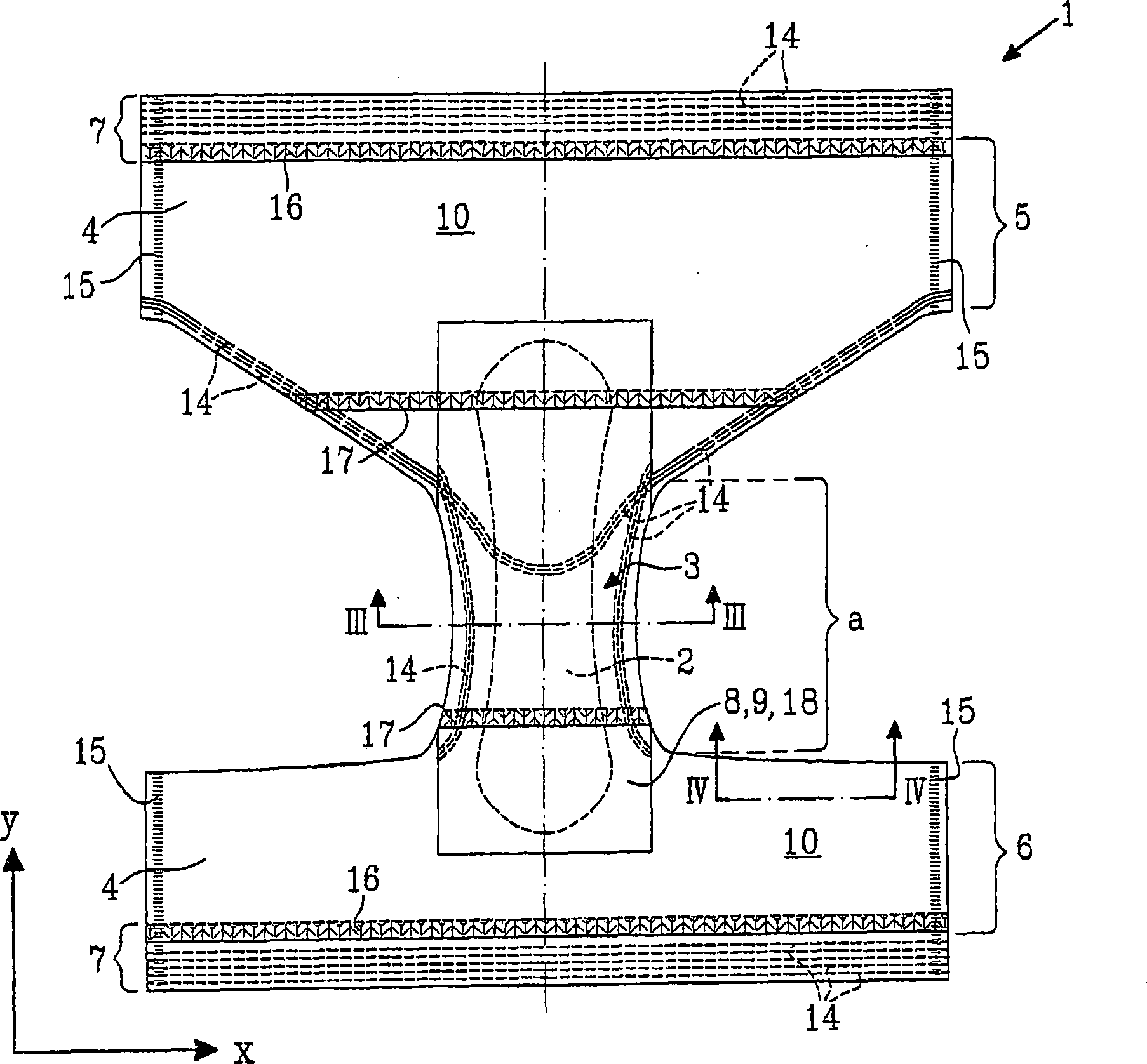 Absorbent article comprising an elastic laminate