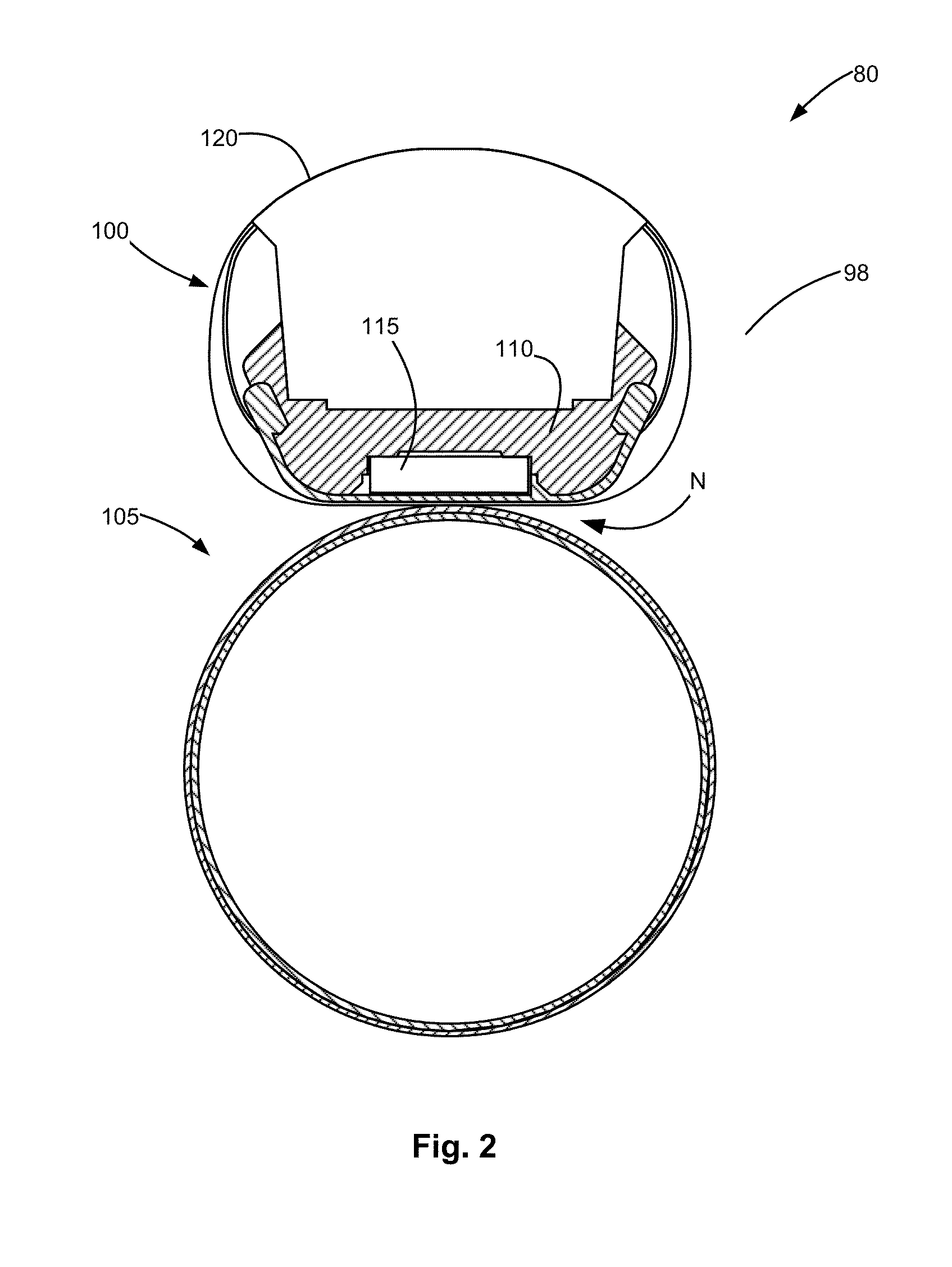 Backup Roll Having Axial Constraints and Fuser Therefor