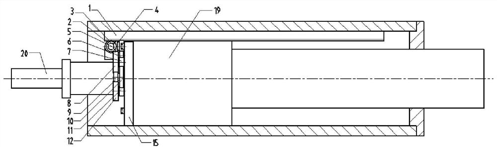 A method and synchronization device for improving the transmission accuracy of a differential planetary roller screw actuator