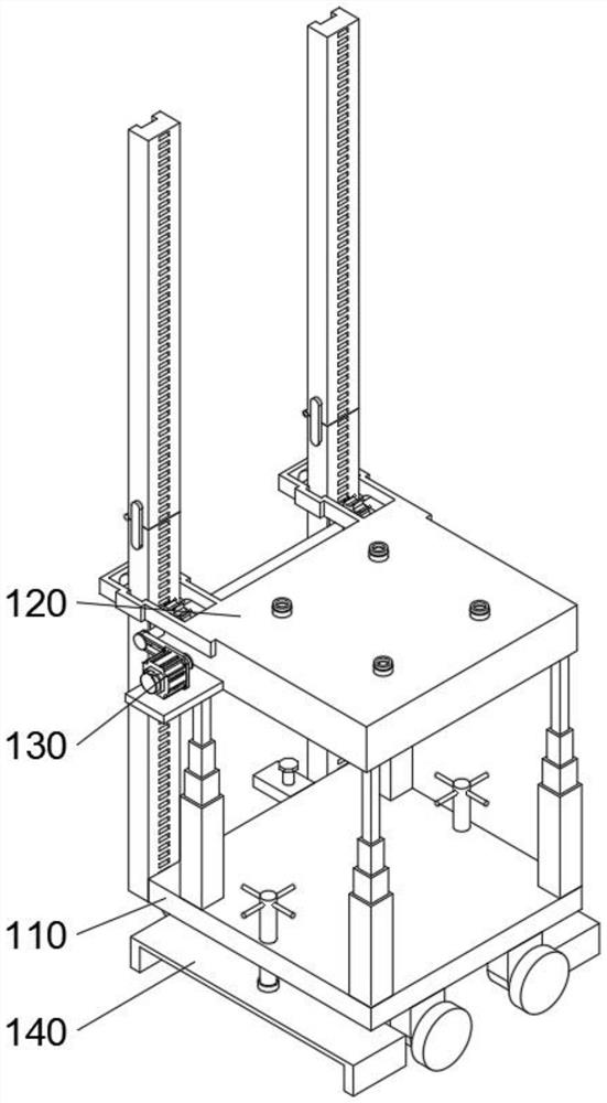 Gluing device for building decoration engineering construction
