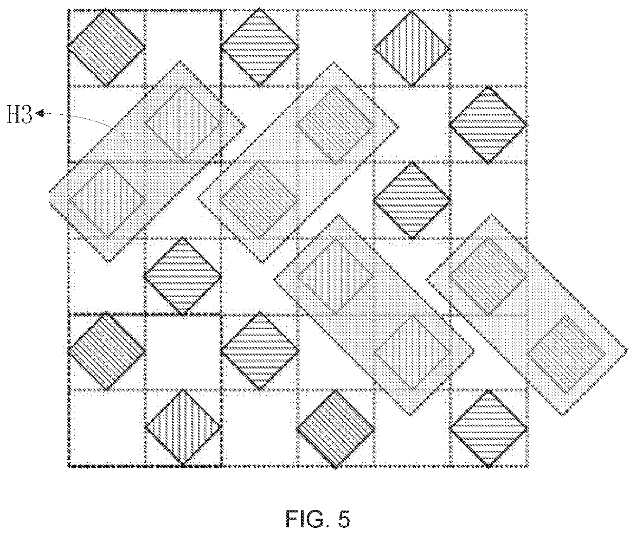 Organic light emitting diode pixel arrangement structure and display panel