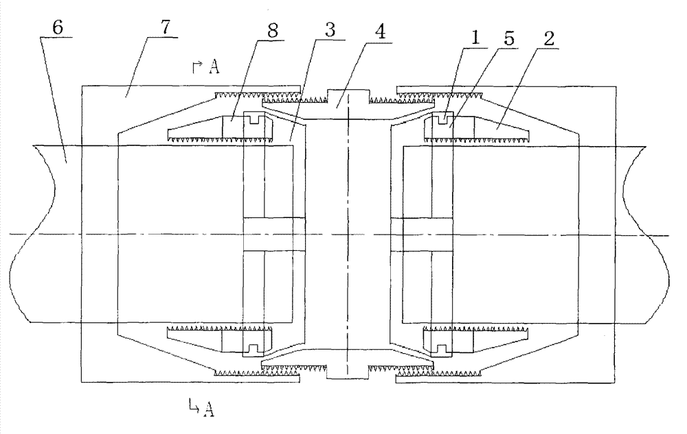 Taper-sleeve locking-type steel bar connection joint