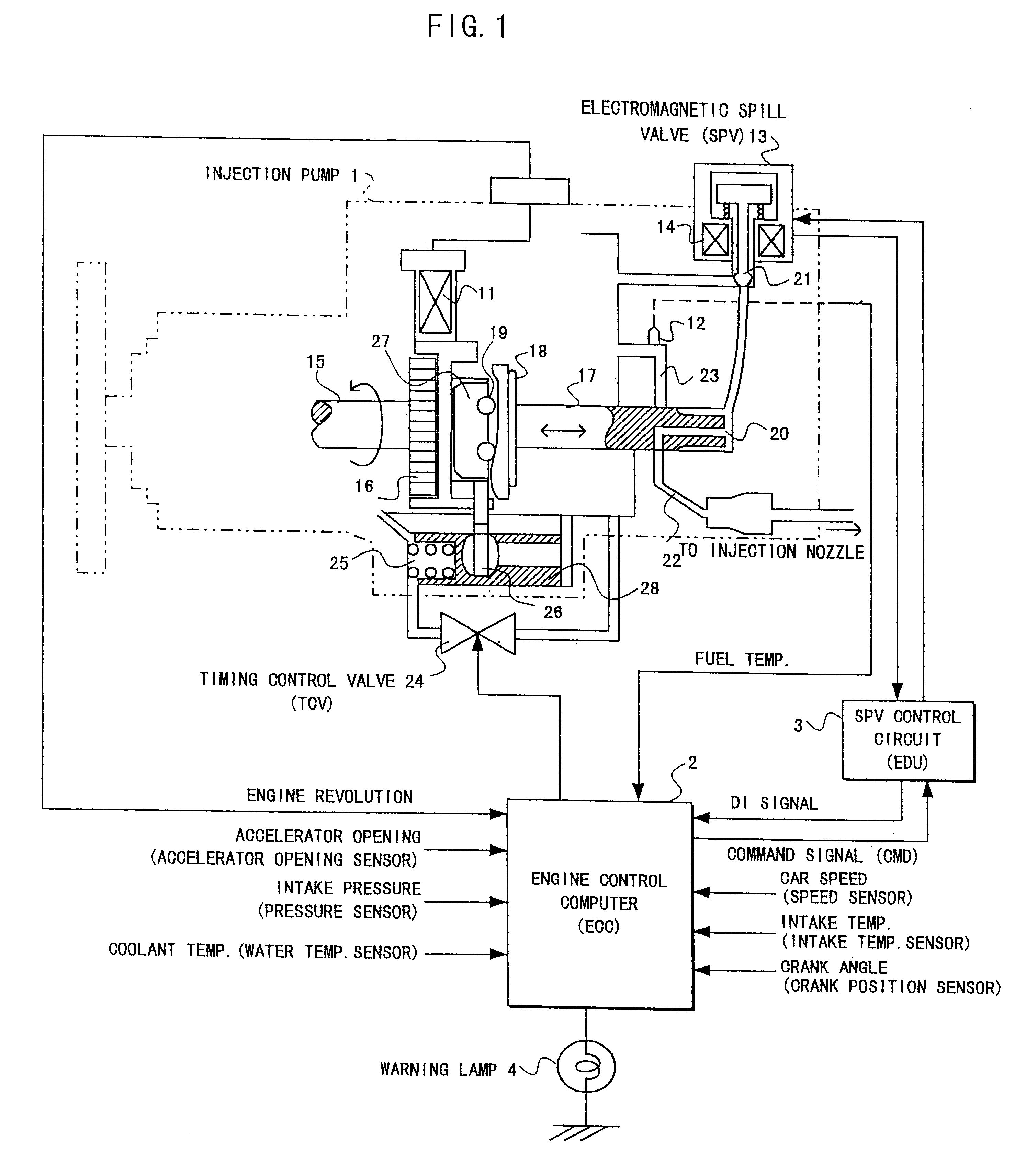 Electronic fuel injection apparatus