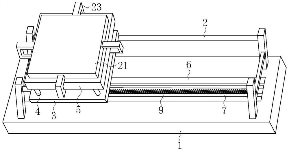 Automatic battery replacing device of new energy automobile