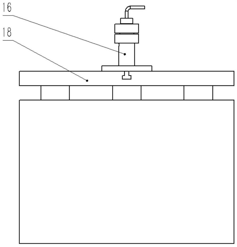 Magnetostriction material performance testing device and method