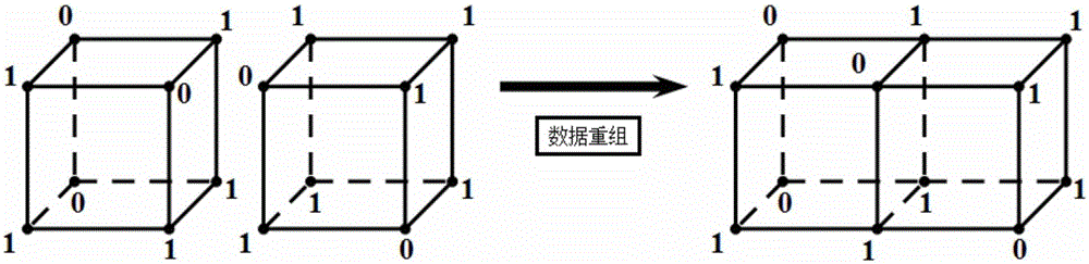 Method for greatly reducing communication data transmission amount by using multi-dimension technology