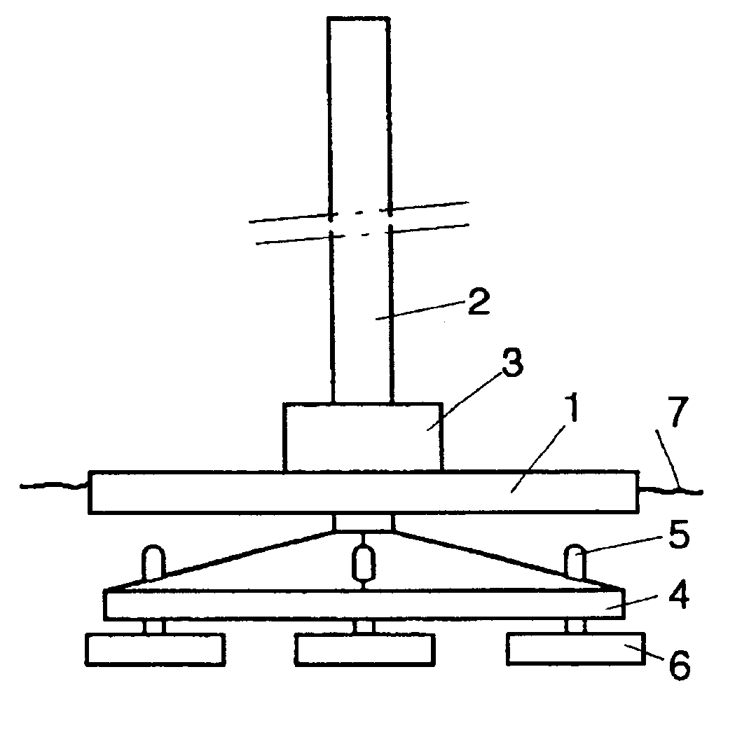 Jack-up platform comprising a deck structure and a single supporting column, and method for installing such jack-up platform