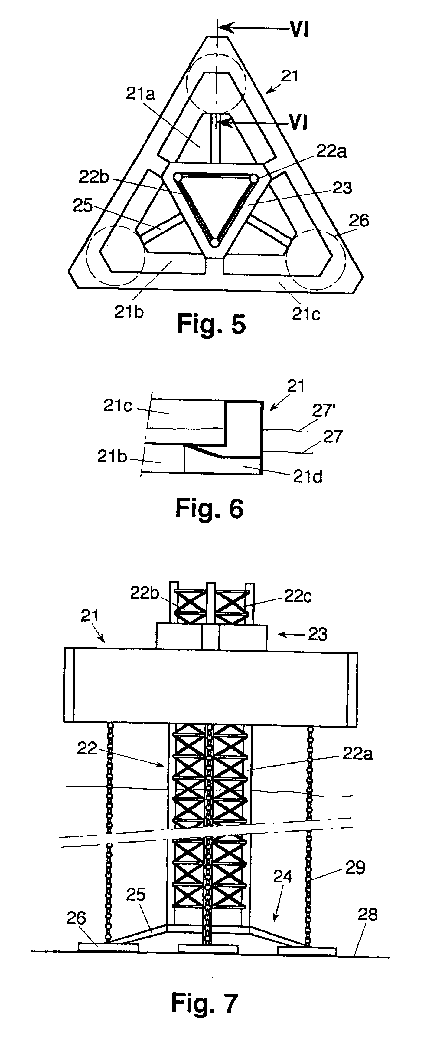 Jack-up platform comprising a deck structure and a single supporting column, and method for installing such jack-up platform