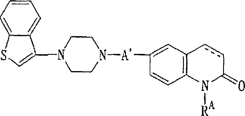 Piperazine-substituted benzothiophenes for treatment of mental disorders