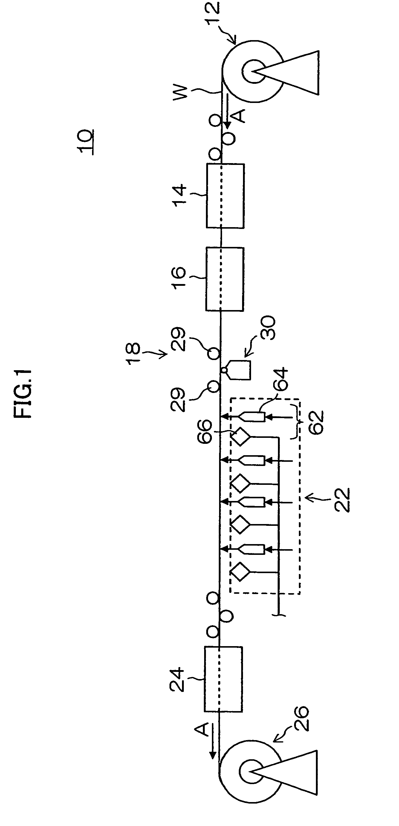 Method and apparatus for alkaline saponification of polymer film