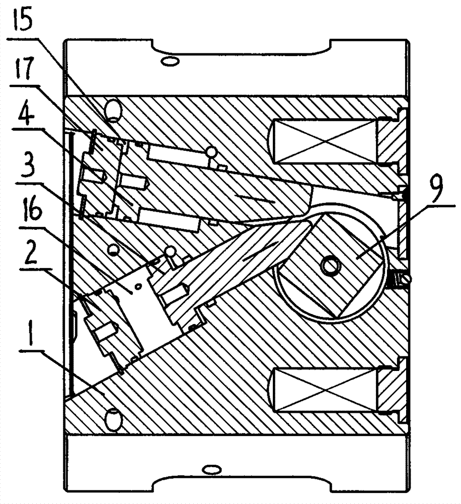 Automatic-revolving indexing machining device