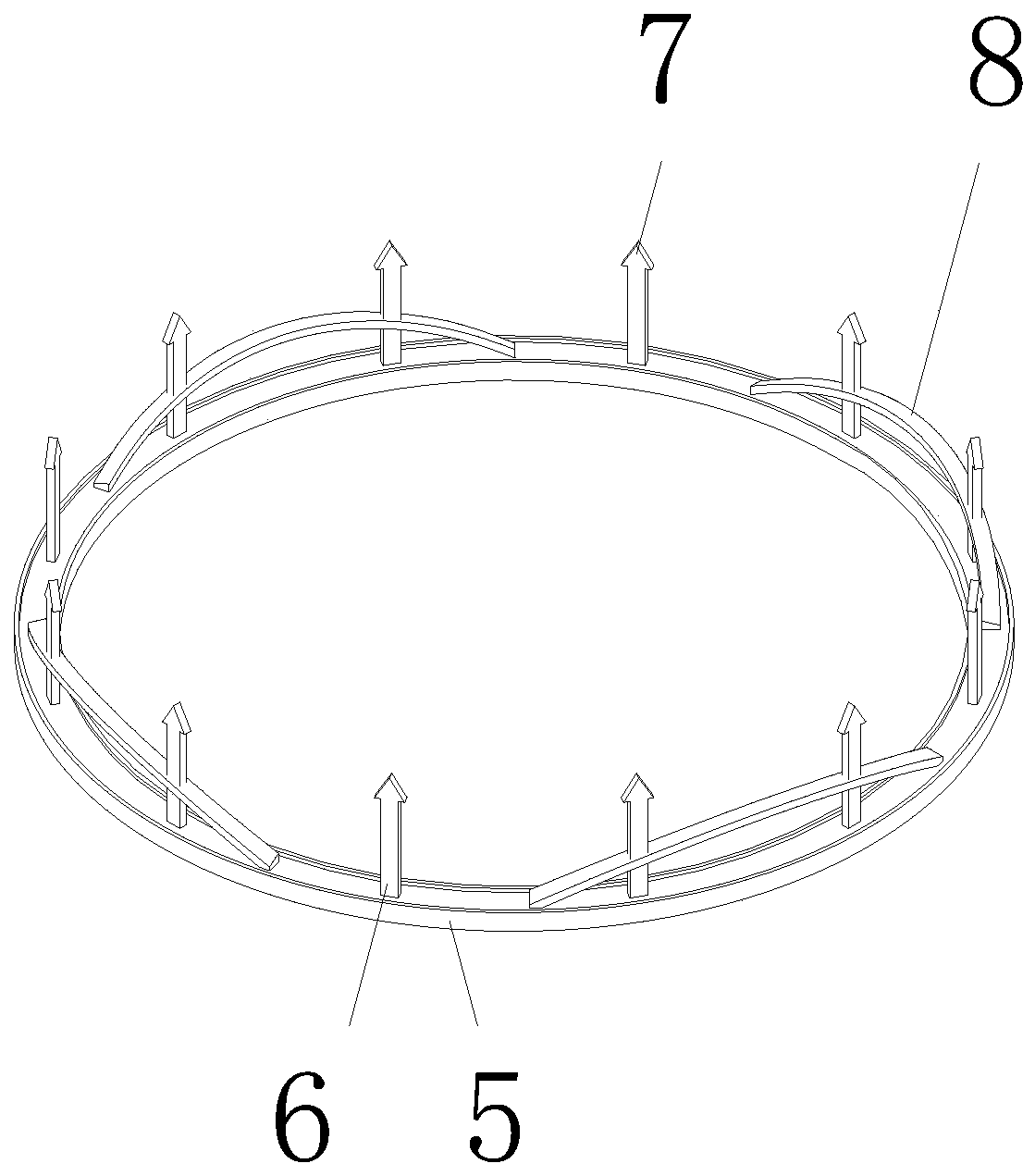 Circular anastomosis ring