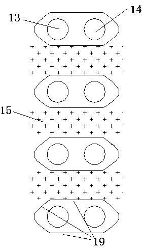 Covering compound operating machine after sowing of straw pick-up smashing machine