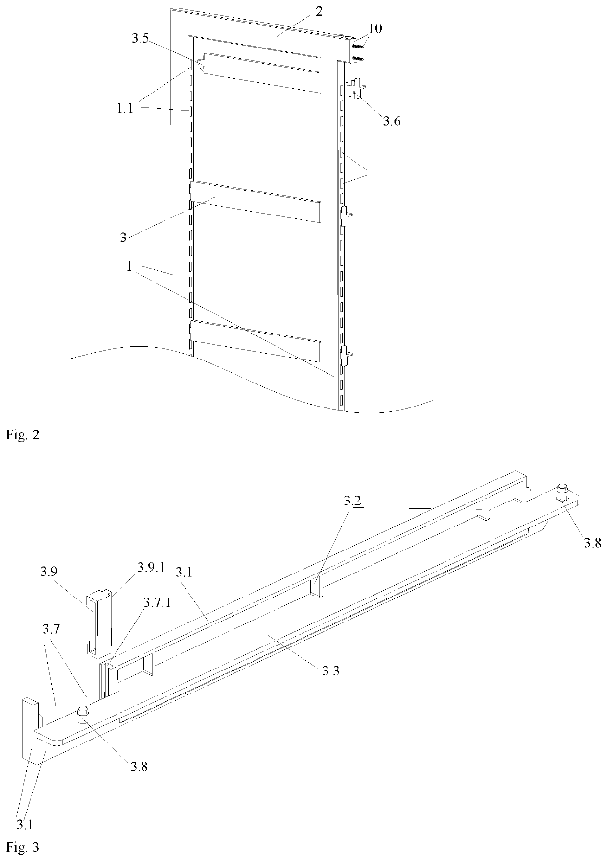 A Side Frame and a Storage Rack comprising thereof